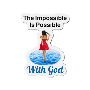 Vinyl die-cut magnet with